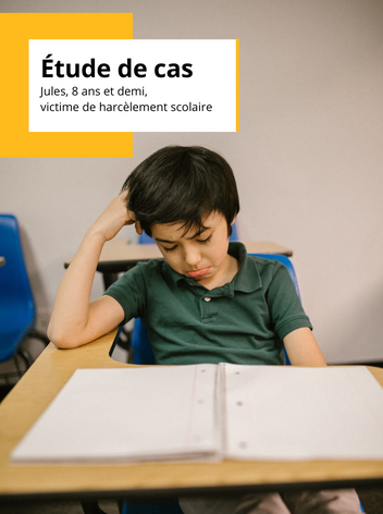 Étude de cas - Harcèlement scolaire, Jules 8 ans et demi - BASC-3