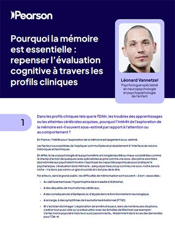 Entretien avec Léonard Vannetzel, Psychologue spécialisé en neuropsychologie et psychopathologie de l’enfant