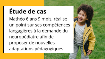 Étude de cas - CELF 5, Mathéo 6 ans et 9 mois